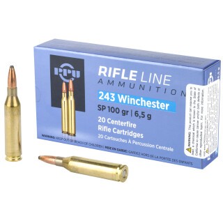 Prvi Partizan .243 Winchester Ammunition 20 Rounds SP 100 Grain
