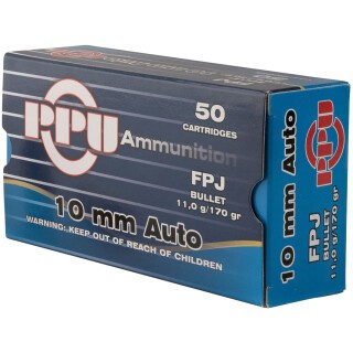 Prvi Partizan 10mm Auto Ammunition 50 Rounds FPJ 170 Grain