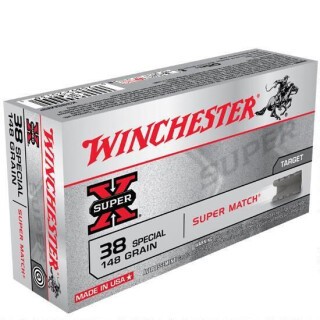 Winchester Super-X .38 Special Ammunition 500 Rounds LWC 148 Grain