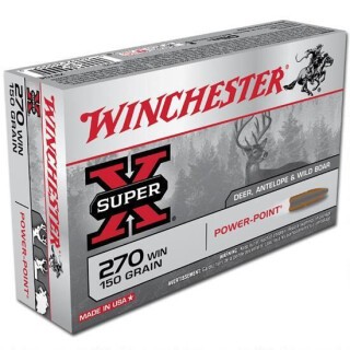 Winchester Power Point .270 Win Ammunition 20 Rounds JSP 150 Grains