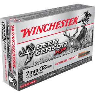 Winchester Deer Season XP 7mm-08 Remington Ammunition 20 Rounds Extreme Point 140 Grain