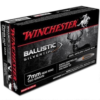 Winchester 7mm Remington Magnum Ammunition 200 Rounds Silvertip BST 150 Grains