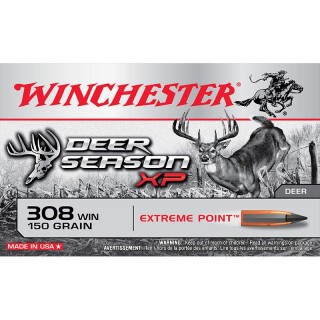 Winchester Deer Season XP .308 Winchester Ammunition 20 Rounds Extreme Point PT 150 Grain