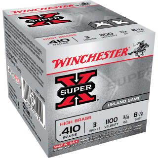 Winchester Super X Game .410 Bore Shotshell 25 Rounds 3" #8.5 Lead 3/4 Ounce X413H85