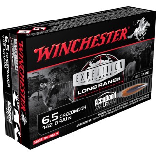 Winchester Expedition 6.5 Creedmoor Ammunition 20 Rounds AccuBond 142 Grain