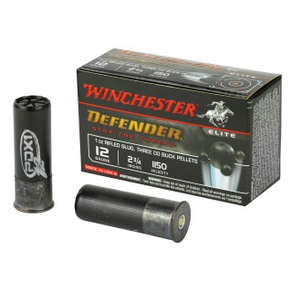 Winchester Defender 12 Gauge Ammunition 10 Rounds 2 3/4" Slug & Buck Combo