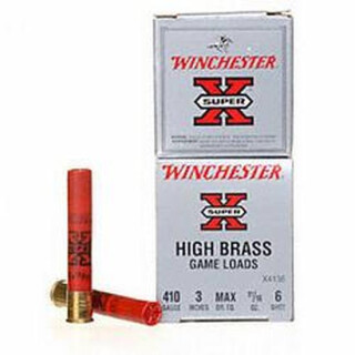 Winchester Super X .410 Bore Shotshell 25 Rounds 3" #6 Lead 11/16 Ounce X4136