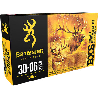 Browning .30-06 Springfield Ammunition 20 Rounds Copper BXS 180 Grain