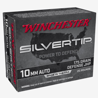 Winchester Silvertip 10mm Auto Ammunition 200 Rounds JHP 175 Grains W10MMST