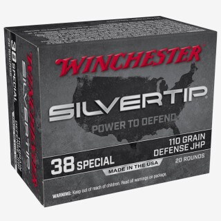 Winchester Silvertip .38 Special Ammunition 200 Rounds JHP 110 Grain