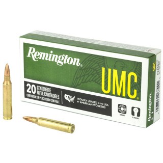 Remington UMC .223 Remington Ammunition 20 Rounds, FMJ, 55 Grains