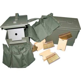 PMC Bronze .223 Rem Ammunition 840 Rounds on Ten Round Stripper Clips in a .50 Caliber Ammo Can 55 Grain FMJ 2900 fps