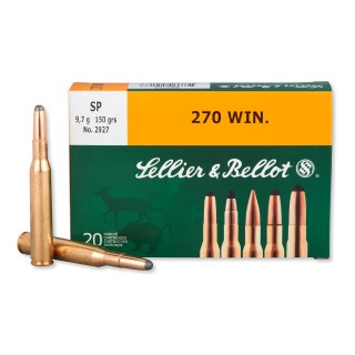 Sellier & Bellot .270 Winchester Ammunition 20 Rounds SP 150 Grain