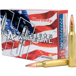 Hornady American Whitetail .270 Winchester Ammunition 20 Rounds InterLock SP 130 Grain