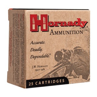 Hornady Custom .32 ACP Ammunition 25 Rounds Hornady XTP JHP 60 Grain
