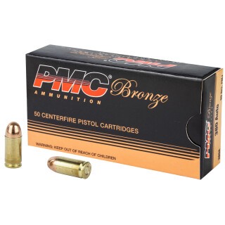 PMC Bronze .380 ACP Ammunition 50 Rounds FMJ 90 Grain