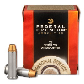 Federal Personal Defense .38 Special +P Ammunition 20 Rounds Hydra-Shok HP 129 Grain