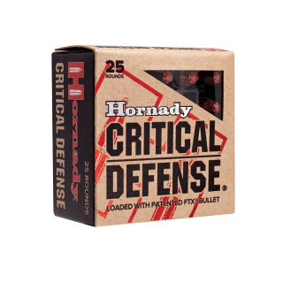 Hornady Critical Defense .38 Special Ammunition 25 Rounds FTX 110 Grains 90310