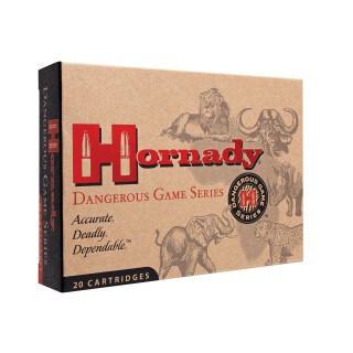 Hornady Dangerous Game .375 H&H Magnum Ammunition 20 Rounds InterLock DGS 300 Grain