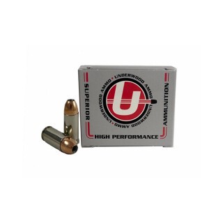 Underwood Ammo 9mm Luger +P+ Ammunition 20 Rounds Nosler JHP 124 Grain