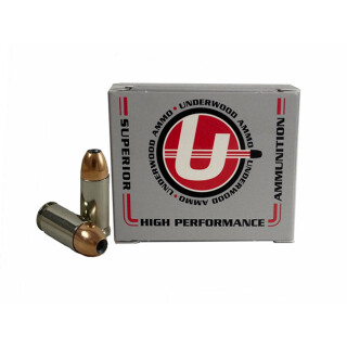 Underwood Ammo 9mm Luger Ammunition 20 Rounds JHP 115 Grain