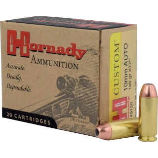 Hornady Custom 10mm Auto Ammunition 200 Rounds XTP 180 Grain