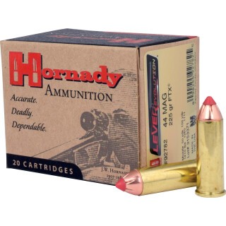 Hornady LEVERevolution .44 Magnum Ammunition 20 Rounds FTX 225 Grain