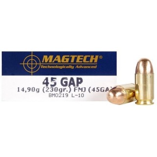 Magtech .45 GAP Ammunition 50 Rounds FMJ 230 Grain