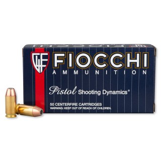 Fiocchi Shooting Dynamics .45 ACP Ammunition 50 Rounds JHP 200 Grain