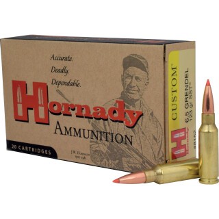 Hornady Custom 6.5 Grendel Ammunition 20 Rounds SST 123 Grain