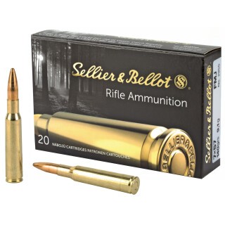 Sellier & Bellot 7x57 Mauser Ammunition 20 Rounds FMJ 140 Grain