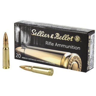Sellier & Bellot 7.62x39 Ammunition 20 Rounds FMJ 124 Grain