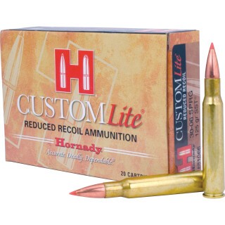 Hornady Custom Lite .30-06 Springfield Ammunition 20 Rounds SST 125 Grain