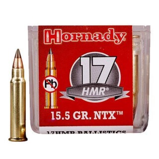 Hornady Varmint Express .17 HMR Ammunition 50 Rounds NTX 15.5 Grain Lead Free