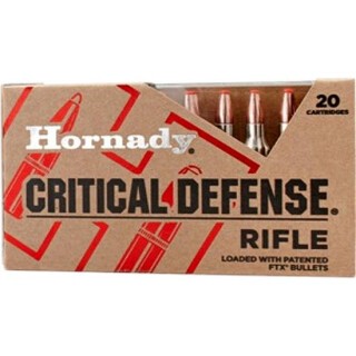 Hornady Critical Defense .223 Remington Ammunition 20 Rounds FTX 55 Grain