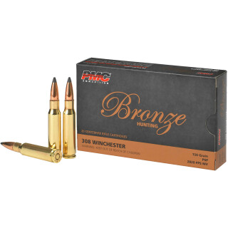 PMC Bronze .308 Winchester Ammunition 20 Rounds PSP 150 Grain