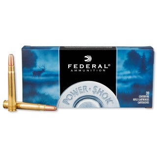Federal Power-Shok .375 H&H Magnum Ammunition 20 Rounds JSP 270 Grains 375A