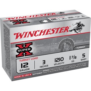 Winchester Super X 12 Gauge Shotshell 100 Rounds 3" #5 Plated Lead