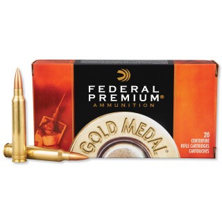 Federal Gold Medal .300 Win Mag Ammunition 20 Rounds MatchKing HPBT 190 Grain