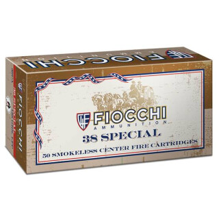 Fiocchi Cowboy Action .38 Special Ammunition 50 Rounds LFN 158 Grain