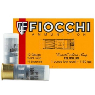 Fiocchi 12 Gauge Ammunition 10 Rounds 2-3/4" Rifled Slug 1oz