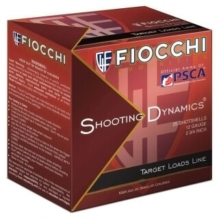 Fiocchi 12 Gauge Shotshell 25 Rounds 2 3/4" #7.5 Lead Shot 7/8 oz.