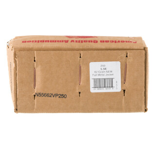 American Quality 5.56 NATO Ammunition 250 Rounds FMJ 62 Grain