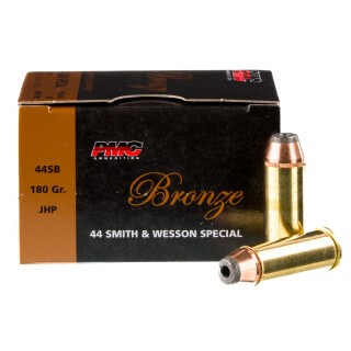 PMC Bronze .44 S&W Special Ammunition 25 Rounds JHP 180 Grain
