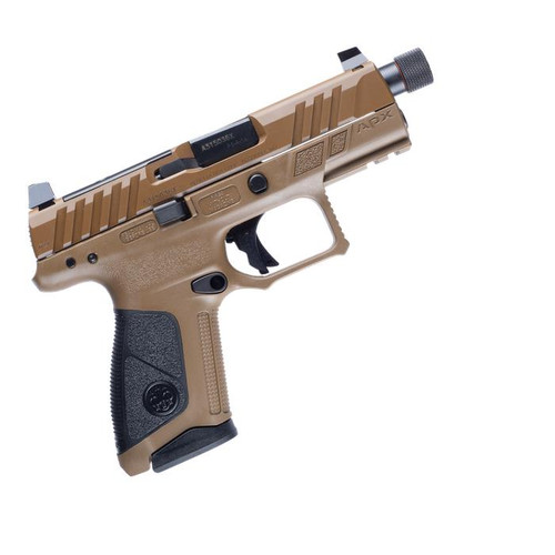 Beretta APX A1 Compact Tactical 9mm - 4.2" Threaded Barrel - FDE / Black - 15 Round