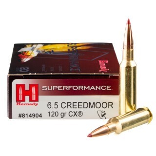 Hornady Superformance 6.5 Creedmoor Ammunition 20 Rounds CX 120 Grains