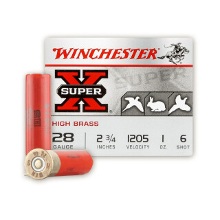 Winchester SuperX Game 28 Gauge Ammunition 25 Rounds 2-3/4" #6 Lead 1oz