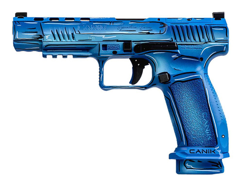 Canik Mete SFT Sketch 9mm - 4.46" Barrel - Optics Ready - Blue - 20 Round