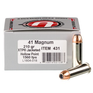 Underwood Ammo .41 Rem Magnum Ammunition 20 Rounds XTP JHP 210 Grain