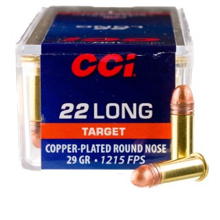 CCI .22 Long Ammunition 100 Rounds CPRN 29 Grain